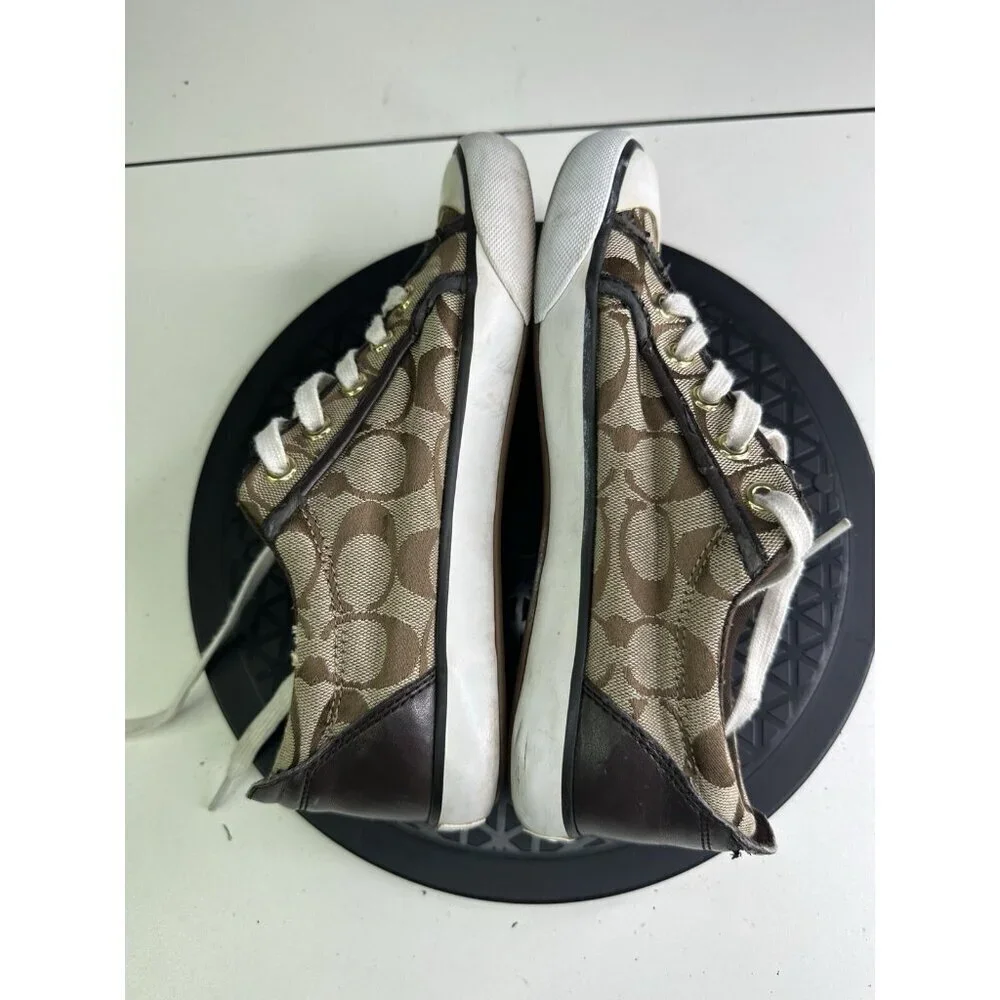 Coach Barrett 2 Brown Sneakers Sz 7B 37